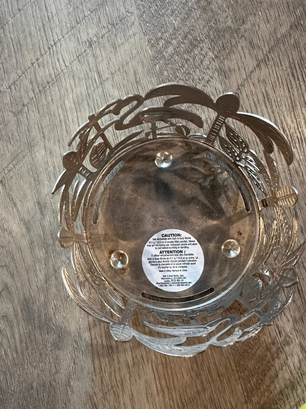 Beautiful Bath & Body Works 3-Wick Candle Holder Sleeves, set of 2!